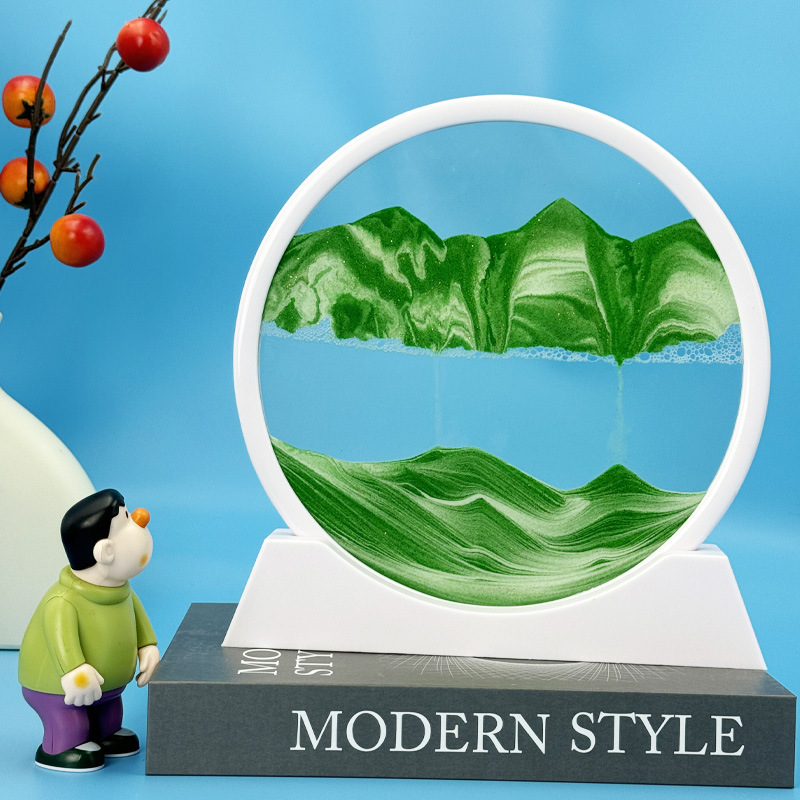 Light luxury decorations quicksand painting ornaments home living room wine cabinet office desktop table bedroom crafts ornaments