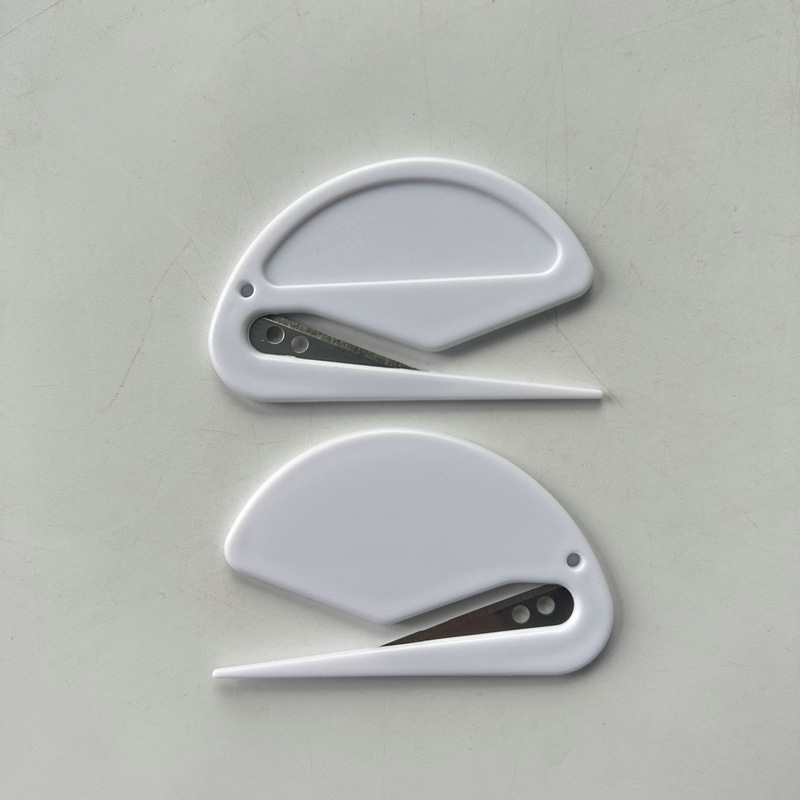 Нож для открывания писем для офиса, удобный нож для распаковки с большим лезвием, пластиковый артефакт для распаковки