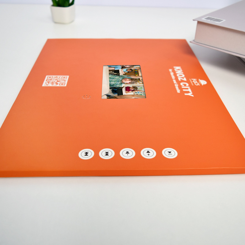 Video Greeting Card Lcd Book 7inch Electronic Brochure Mp4 Player Advertising Book Gift Screen Invitation