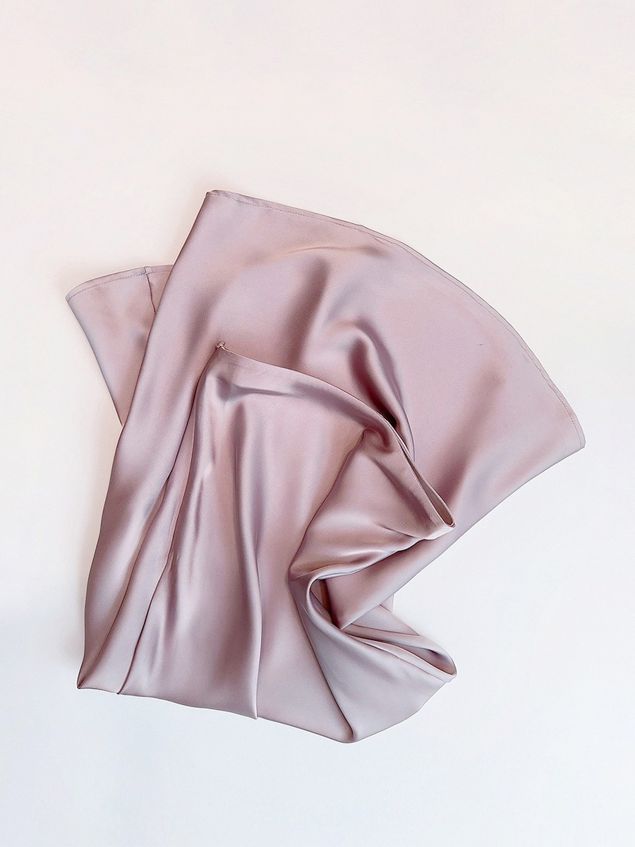 French Style Elastic Satin Draped Skirt for Women Spring and Summer High Waist Hip Skirt Fishtail Skirt Long Skirt A-Line Skirt