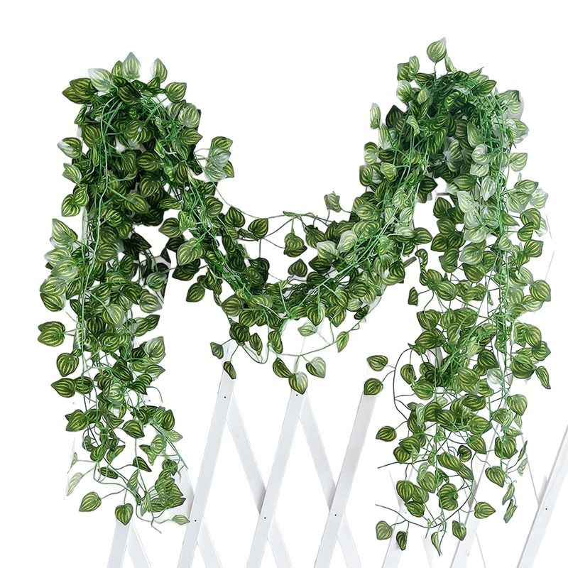 Amazon Cross-Border Simulated Flower Vine Leaf Decoration Vine Pothos Climbing Tiger Grape Sweet Potato Leaf Rattan Ivy