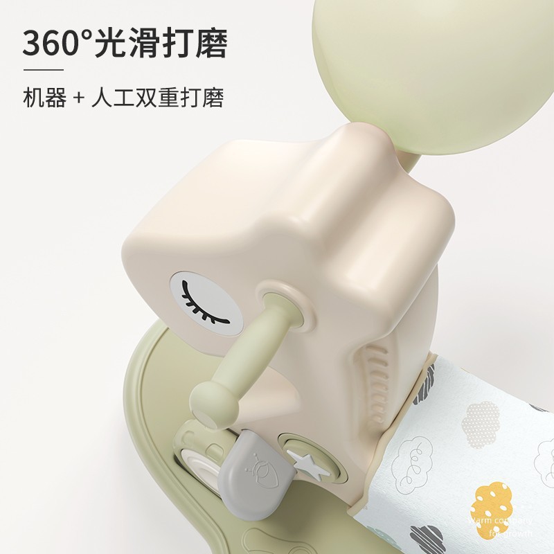 Habishu children's rocking horse baby rocking horse two-in-one birthday gift toy baby drop-resistant small Trojan horse