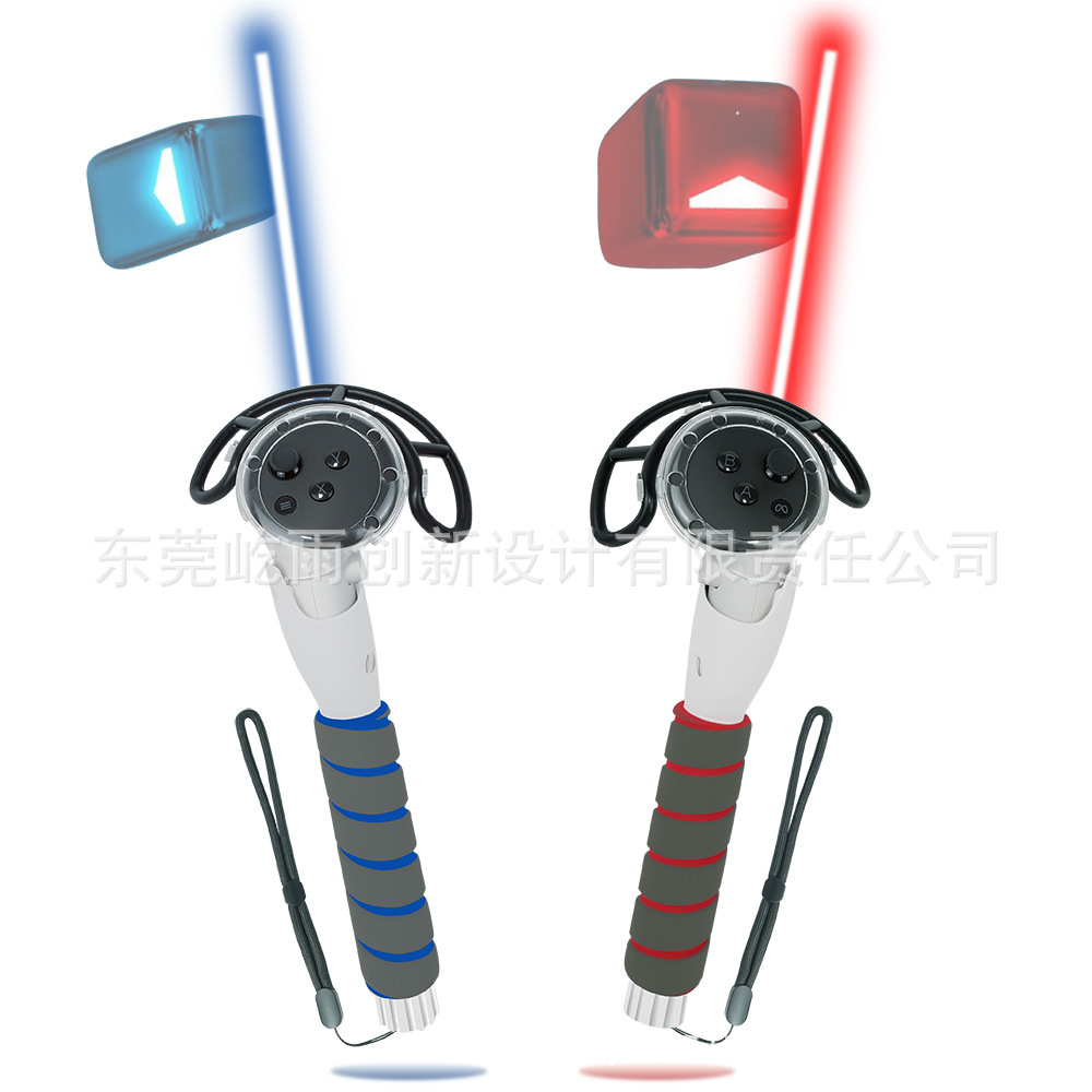 Meta Quest3S/Quest3 Rhythm Lightsaber Extension Grip Golf Stick Enhances Game Experience Sense