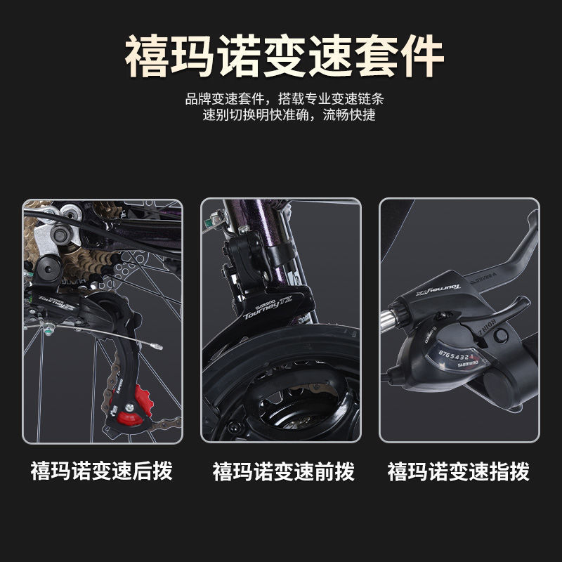 Flying Pigeon Long-Distance Travel Bicycle Sichuan-Xizang Line Butterfly Handlebar Aluminum Alloy Mountain Bike Disc Brake Mano Variable Speed Road Bike