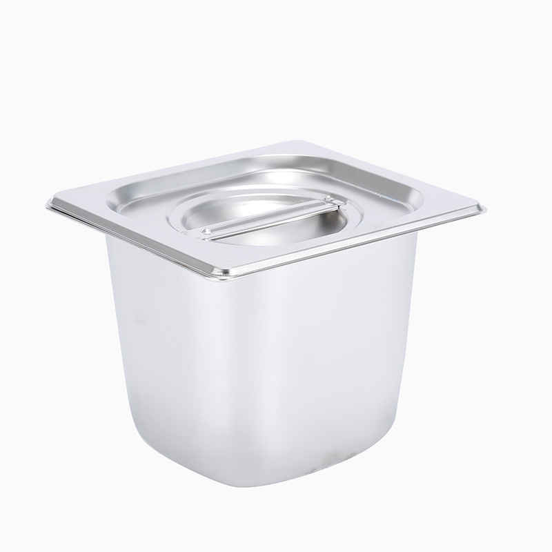 304 Stainless Steel Portion Basin Commercial Stainless Steel Square Basin Thickeneded Kitchen Preparation Basin Rectangular Stainless Steel Basin