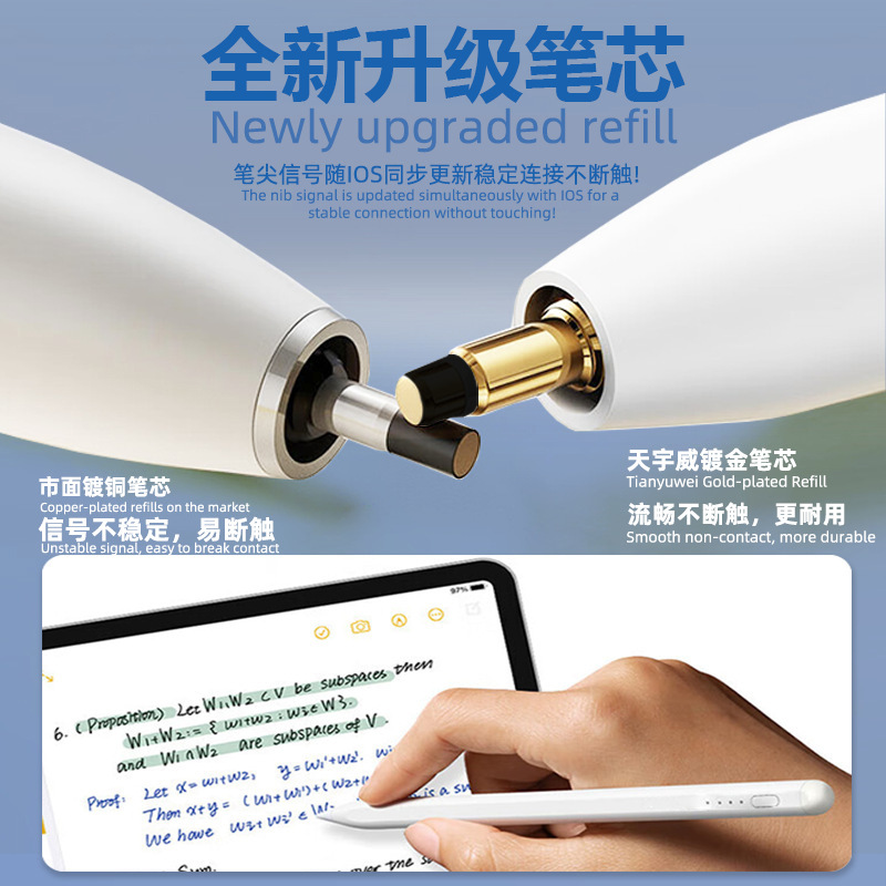ipadpencil capacitance pen magnetic suction apple stylus for apple pencil touch stylus pen wholesale