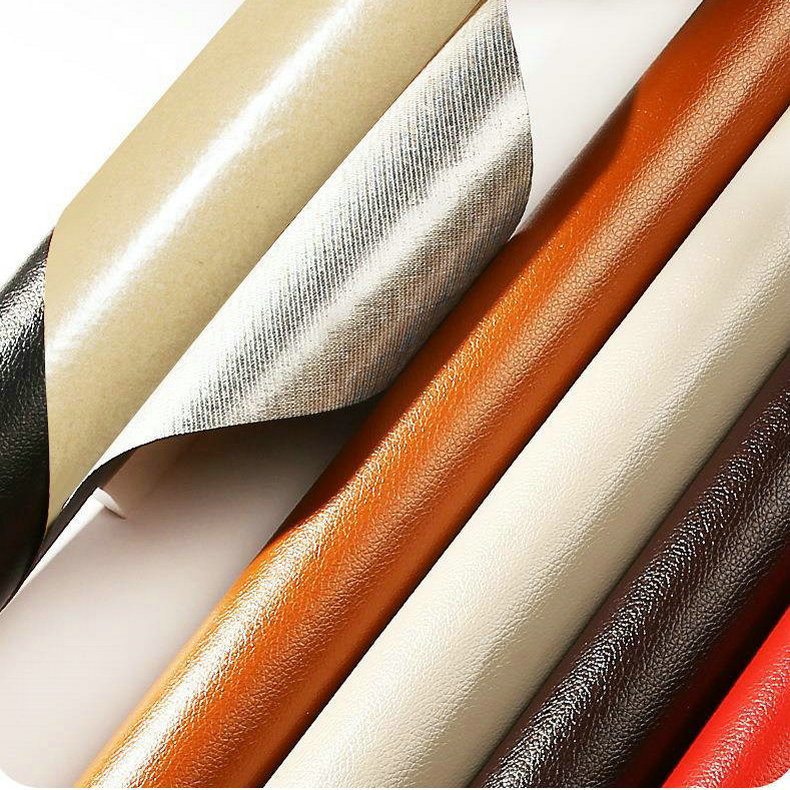 Factory wholesale self-adhesive leather sofa bags repair subsidy leather seat patch adhesive leather fabric