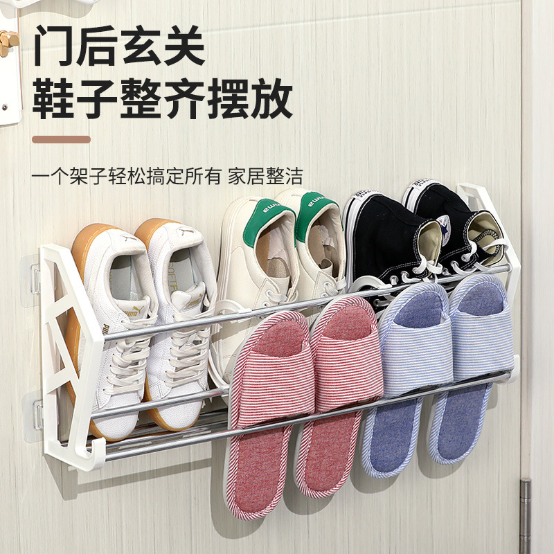 Лучший в Филиппинах безотверстный и безгвоздевой простой обувной шкаф, настенный шкаф для хранения тапочек