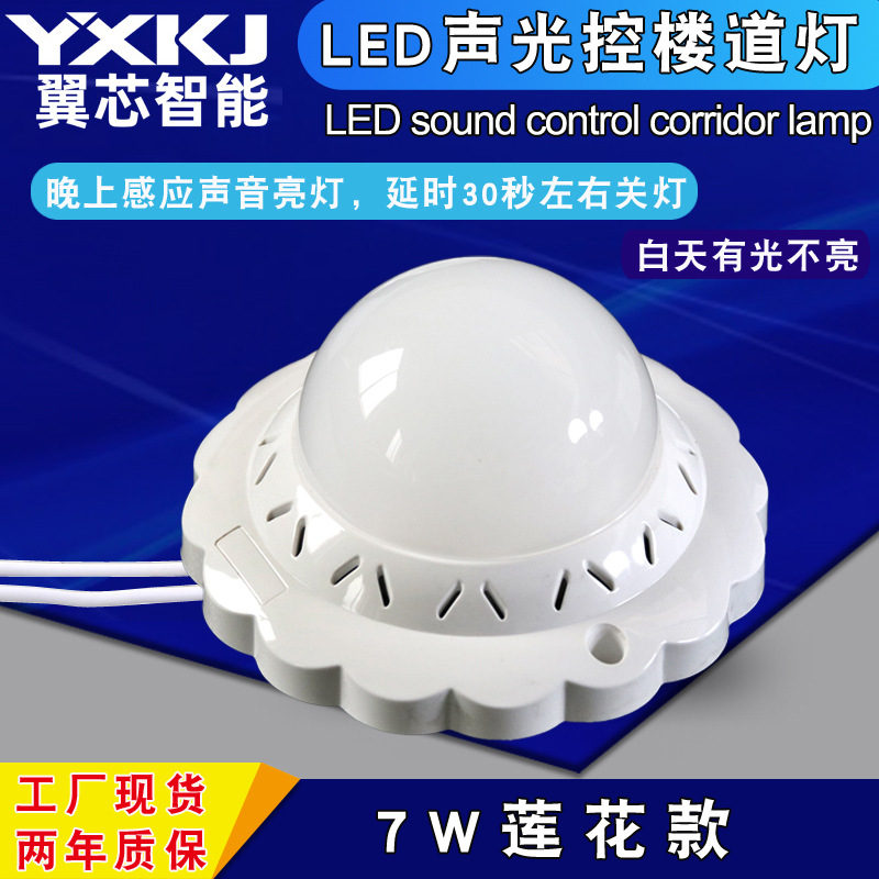 Voice-Activated Light Led Sound and Light Control Corridor Light Corridor Super Bright Over-Sensitive Light Radar Ceiling Light Light Source