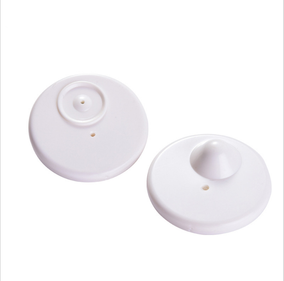 Radio frequency eccentric round anti-theft magnetic buckle clothing anti-theft buckle 8.2MHz radio frequency round hard tag clothing shoe hat nail buckle