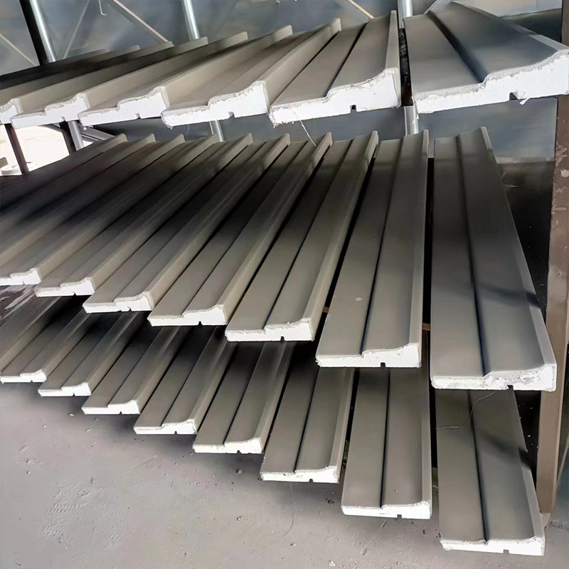 GRC material light foam exterior wall decorative lines Villa window cover eaves under eaves waist line eaves line bubble beam support