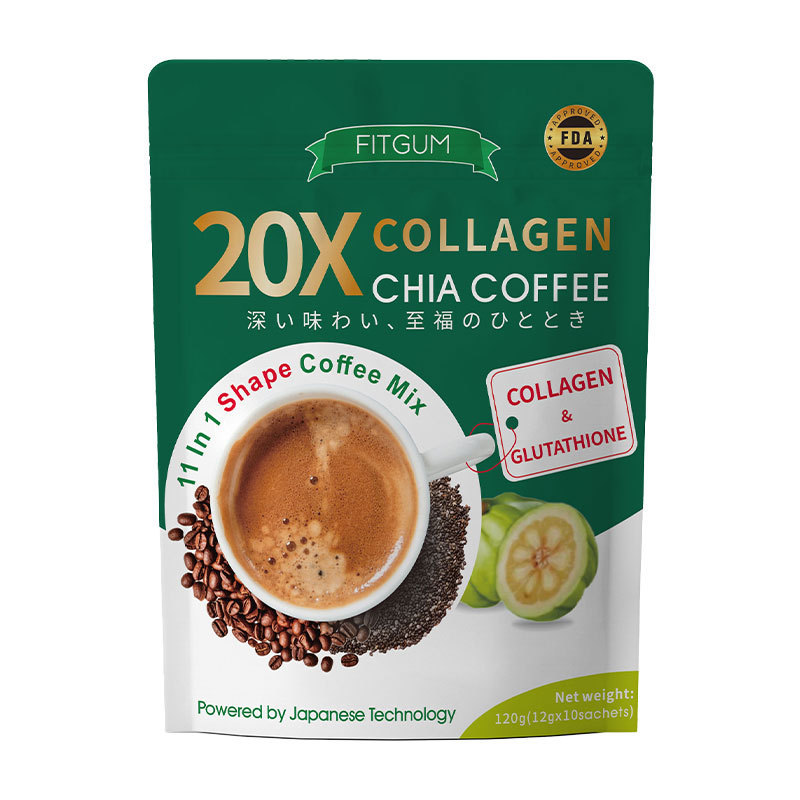 Foreign trade cross-border tk explosions collagen chia seed original coffee COLLAGENCOFFEE source manufacturers
