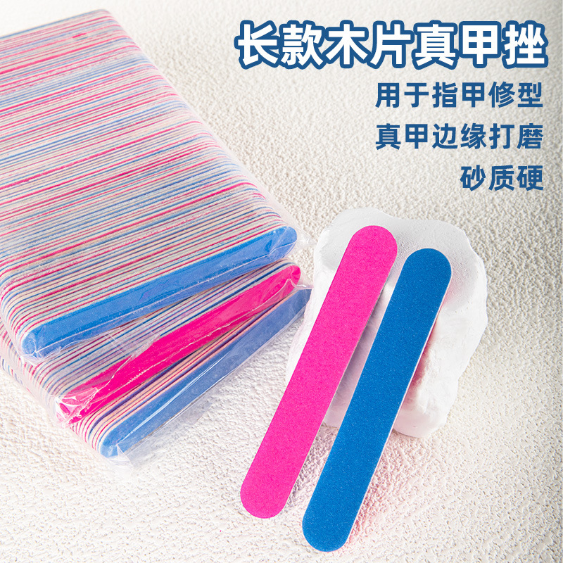 Factory Direct Sales Short Polishing Strip Small Rubbing Strip Pink Blue Nail File Mini Nail Polishing and Shaping Sanding Strip in Stock