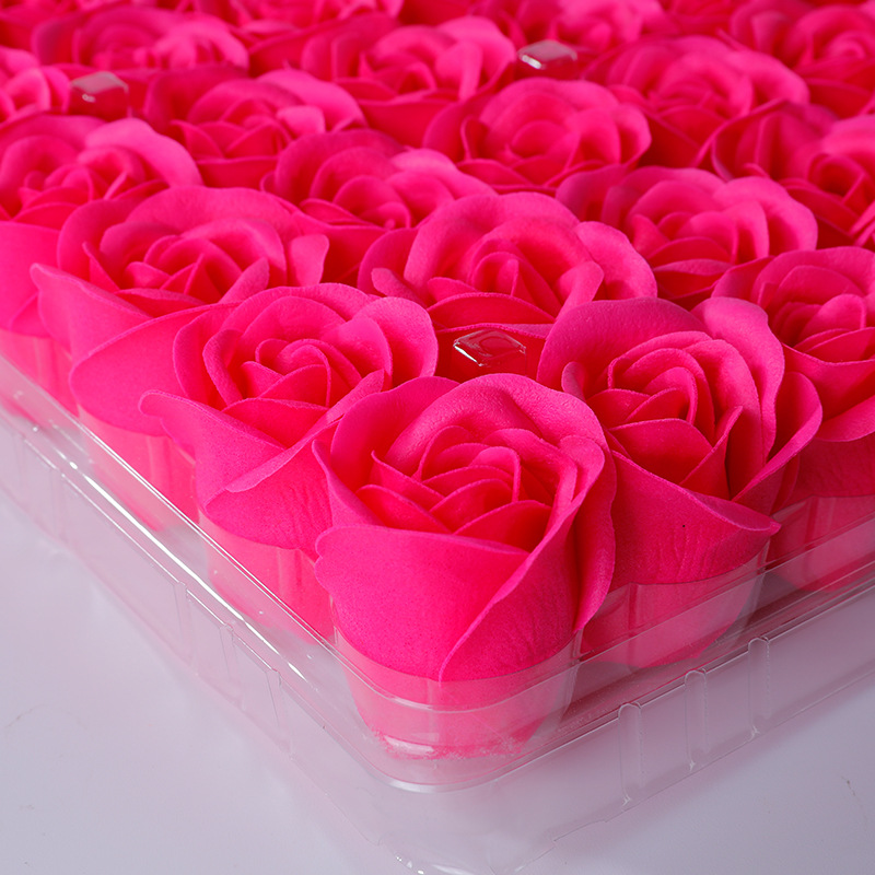 Soap flower without base rose flower head 520 Valentine's Day Rose heart hand gift 81 soap flower head Wholesale