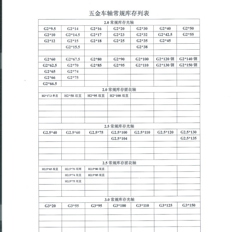 G2*12 2.0 Optical Axis Iron Axis Toy Axle Toy Accessories Technology Model Parts Length 12mm