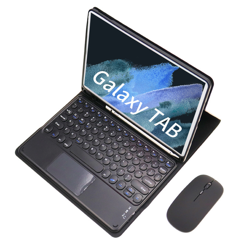 For Samsung s9 A9 tablet protective cover touch bluetooth keyboard and mouse set Galaxys6 P610 A8