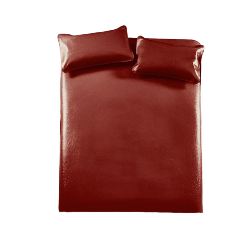 Whole non-stitching cowhide mat multicolor first layer cowhide mat natural leather soft mat summer folding cowhide mat