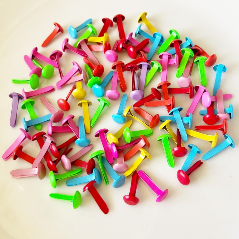 Лучшие цветные двухногие гвозди, материалы для ручной работы для детей, книги для связывания