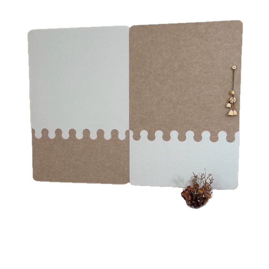 Ins Light Luxury High Style Decorative Board Felt Wall Stickers Self-adhesive Punch-free Classroom Cultural Works Background Display