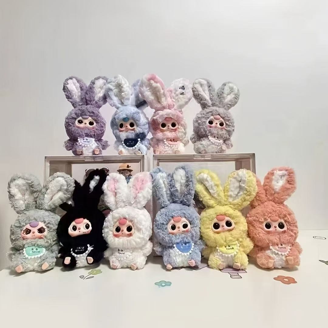 In-Stock Zodiac Lily Rabbit Town Motherland Edition Plush Blind Box Figure Christmas Gift Anvil-Eared Rabbit Doll