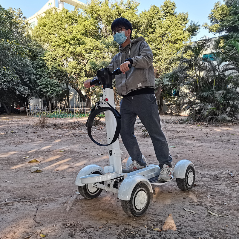 Гольф-карт с двойным приводом, 48v10.4a, мощный четырехколесный внедорожный скутер с сиденьями