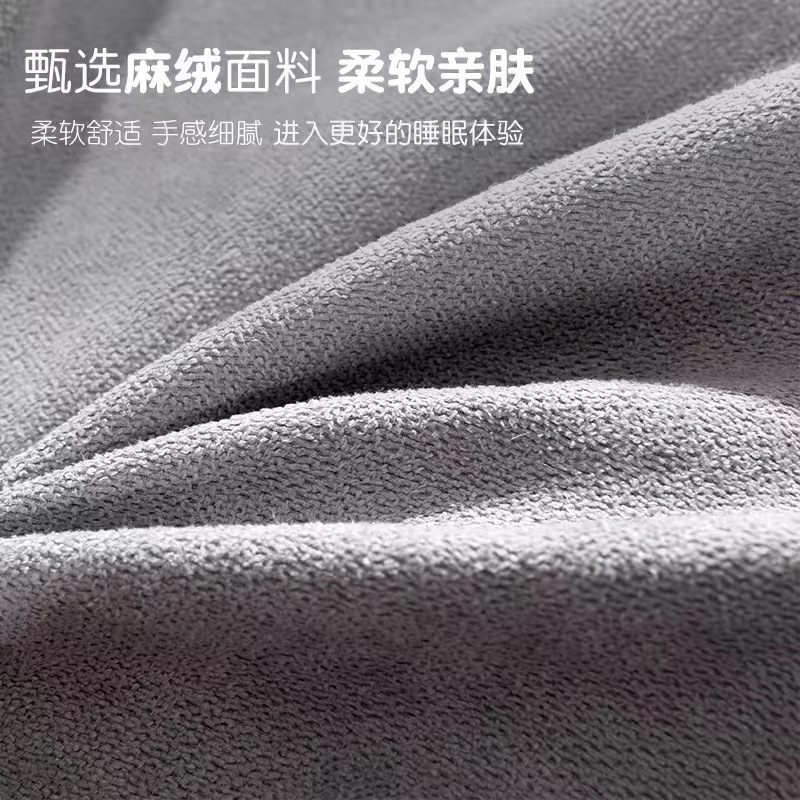 Customized Hemp Velvet Buckwheat Pillow Household Buckwheat Shell Adult Cervical Pillowcase Pillowcase Buckwheat Skin Pillow Core