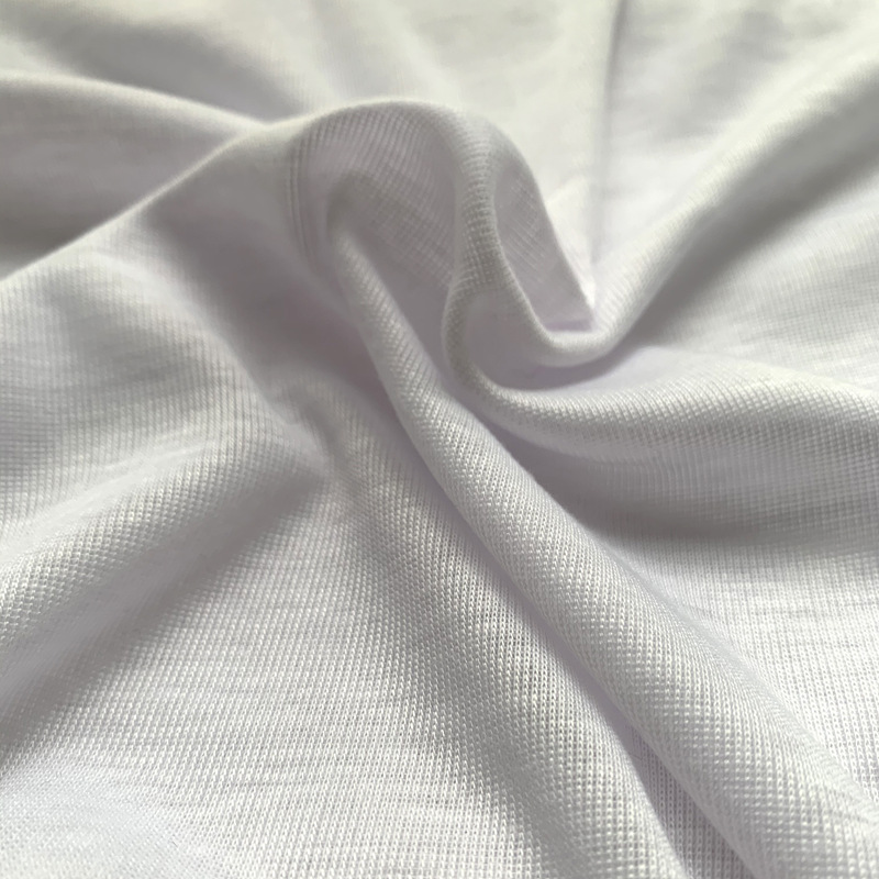 Fine Needle Men's Vest 1+1 Plain Threaded Round Neck Loose Bottoming Sweatshirt Sports Hurdle Vest Export Vest