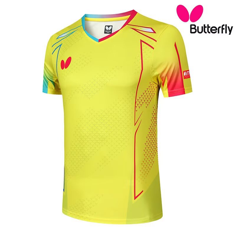 2025 new butterfly table tennis suit quick-drying breathable sports top table tennis suit female male adult children 93