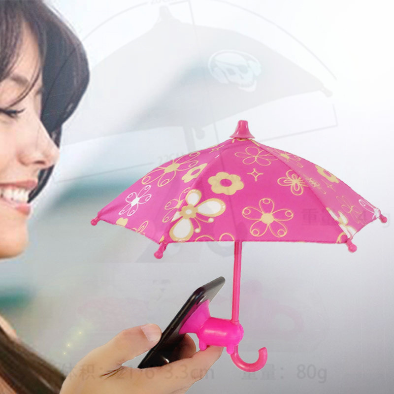 Креативный силиконовый пиг с присоской, мобильный зонт, ленивый стенд, зонт-парасоля, экранная печать, рекламный подарок, портативный
