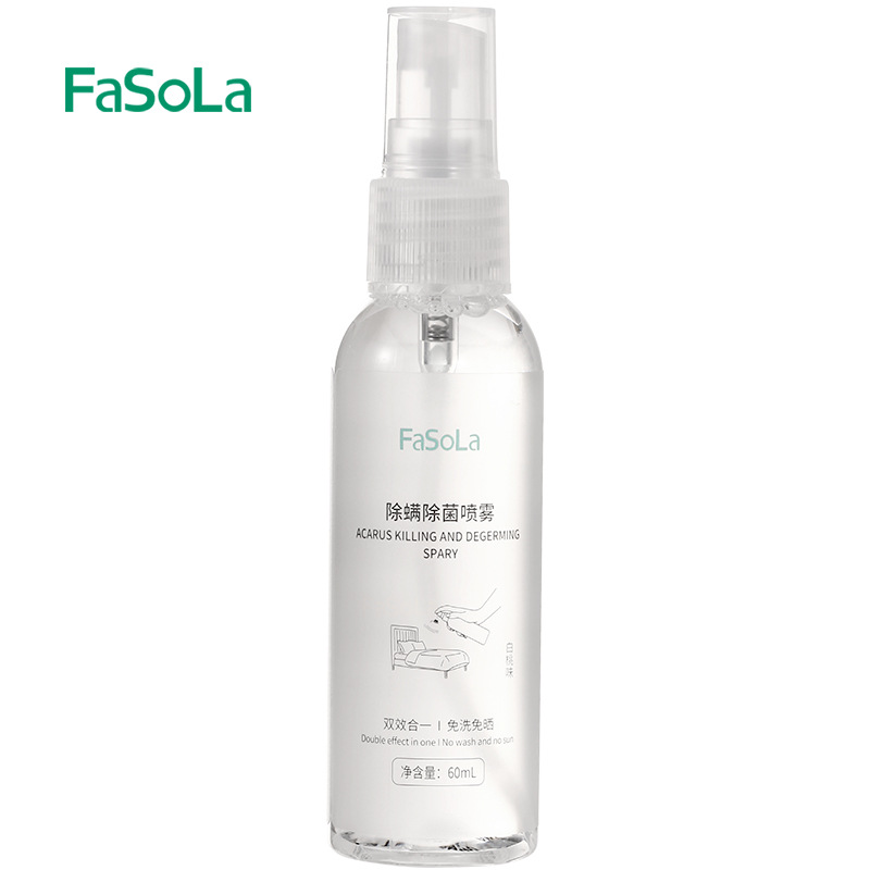 FaSoLa Mite Removal Spray Household Bacteriostatic Spray No-Wash Sun-Free Mite Removal Buster Spray for Bedding on Bed
