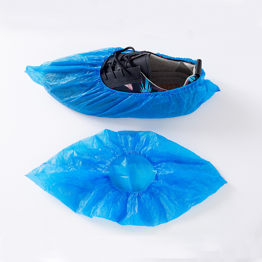 Disposable CPE Shoe Cover Household Disposable Thickened Large Size Plastic Shoe Cover Dustproof and Waterproof Indoor Shoe Cover Foot Cover