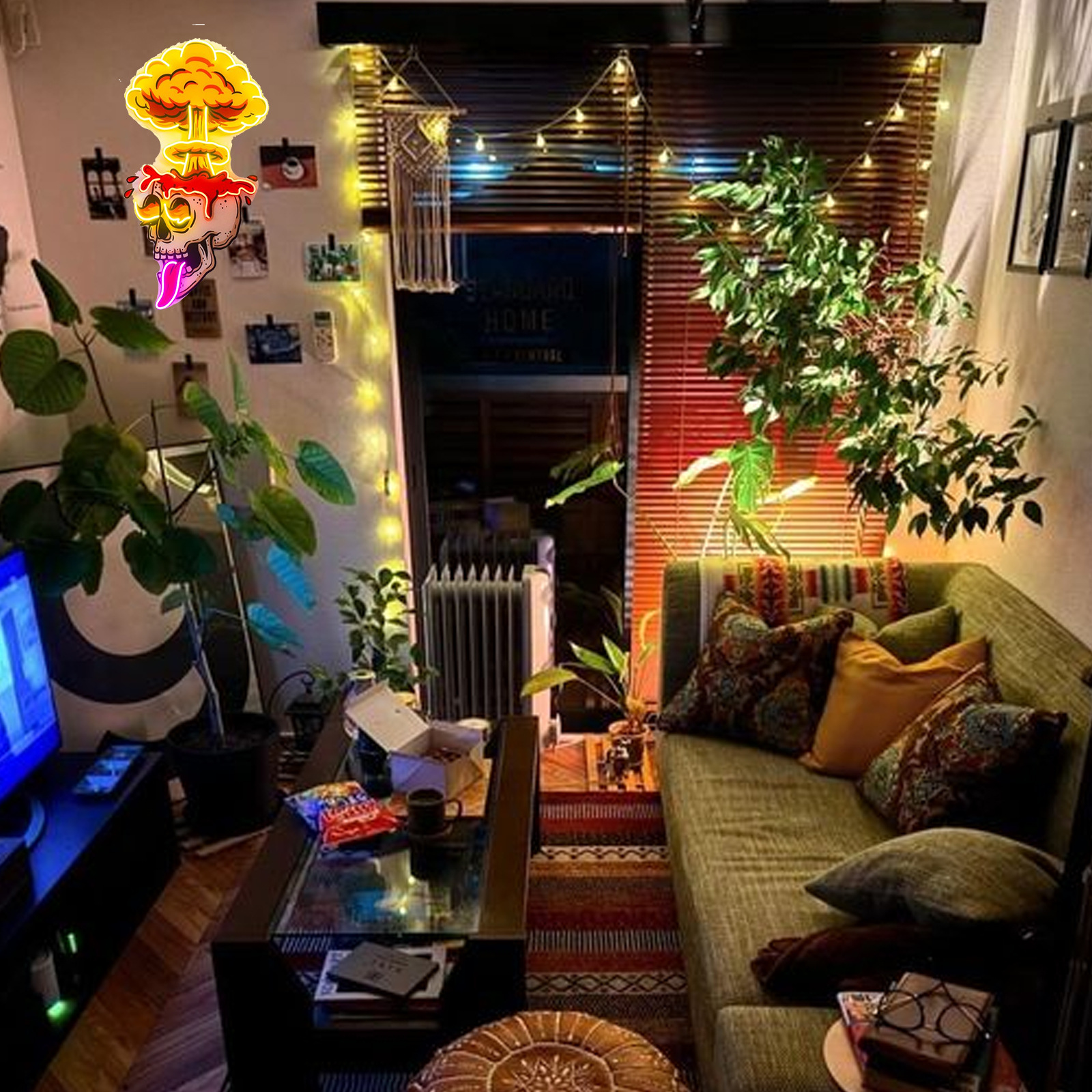 Rose glass neon luminous home decoration neon red green cross-border e-commerce