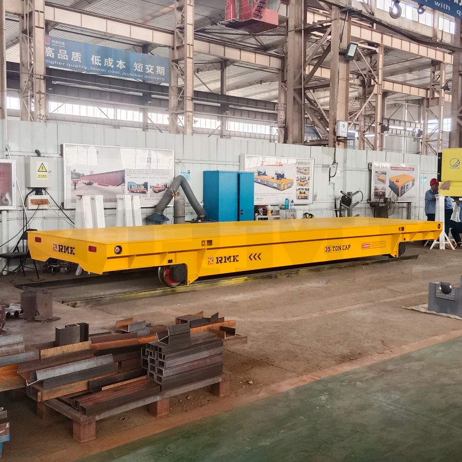 Heavy-Duty Steel Mill Track Electric Flatbed Truck, Steel Water and Steel Slag Transfer Flatbed Truck, High-Precision and High-Temperature Resistant Ladle Truck