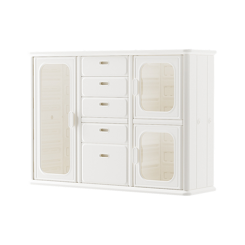 Cross-Border Baby Storage Cabinet Storage Rack Organizing Locker Large Capacity Feeding Table Baby Wardrobe Children's Toys