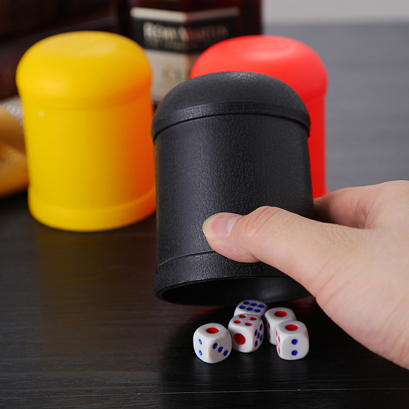 Кубок для кубиков двойной деньги черный ручной сито для кубиков цветной кубок для баров и КТВ