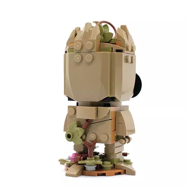 MOC building blocks compatible with Lego 151411 Grut square head creative assembling building blocks children's birthday gift