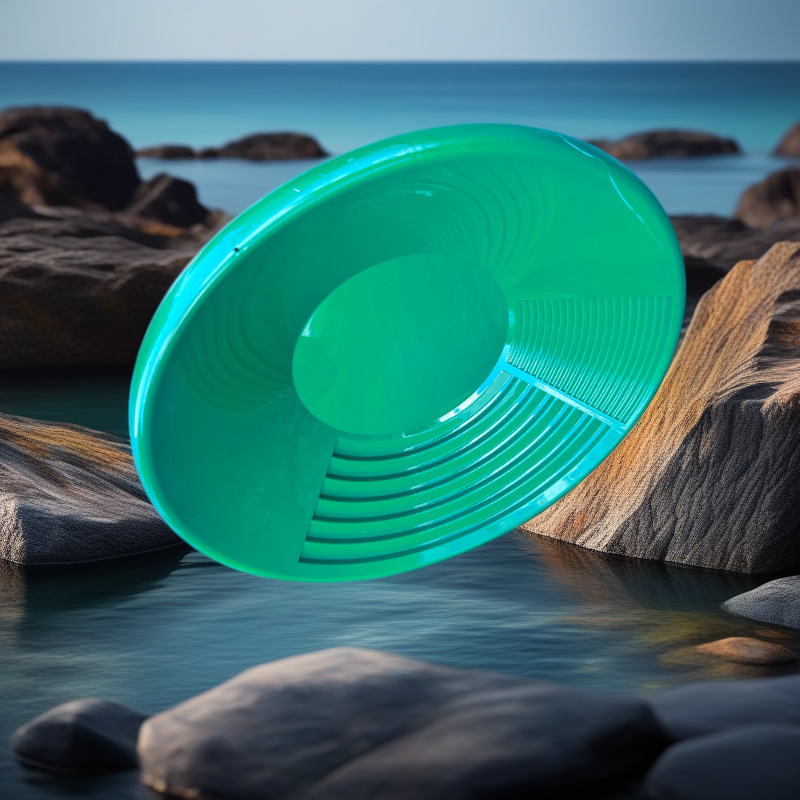 Hand-operated gold panning tray manufacturers hand-washed sand gold tools small gold selection plastic basin sticky gold dustpan portable gold washing basin