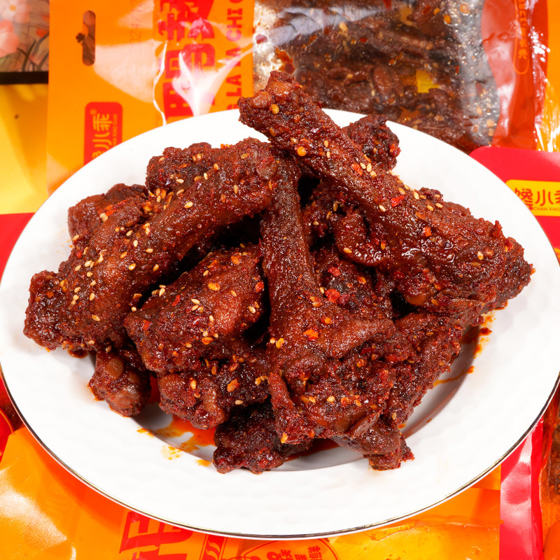 Fresh short sauced spicy spicy duck wing root marinated snack