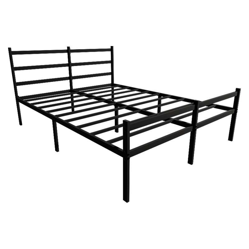 Cross-Border European and American Iron Bed Frame B&B Apartment Simple Assembled Metal Iron Bed Home Removable Double Iron Frame Bed