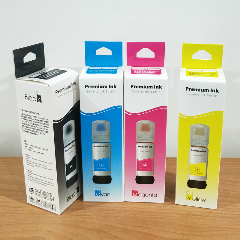 [Factory wholesale] suitable for 003 printer filled with ink 70ml bottled color box packaging with large capacity