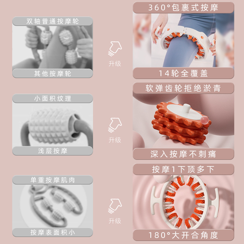 Massager Massager Artifact Skinny Leg Clamp Leg Roller Thigh Inner Calf Muscle Group Relaxation Training Equipment