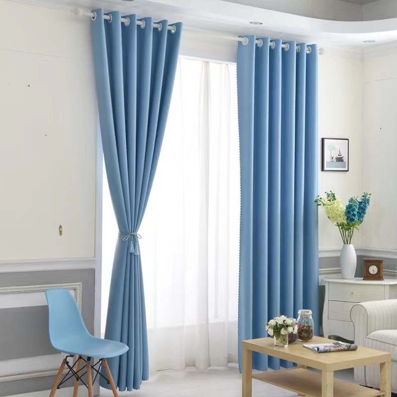 Factory Direct Thickened Single-sided Light Shading Cloth Curtain Cloth Engineering Curtain Cloth