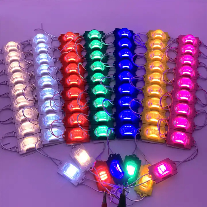 Высокая яркость RGB колесо бровь световой модуль 2835 LED модуль 12V 1.2W водонепроницаемый IP67 грузовик задний свет боковой свет