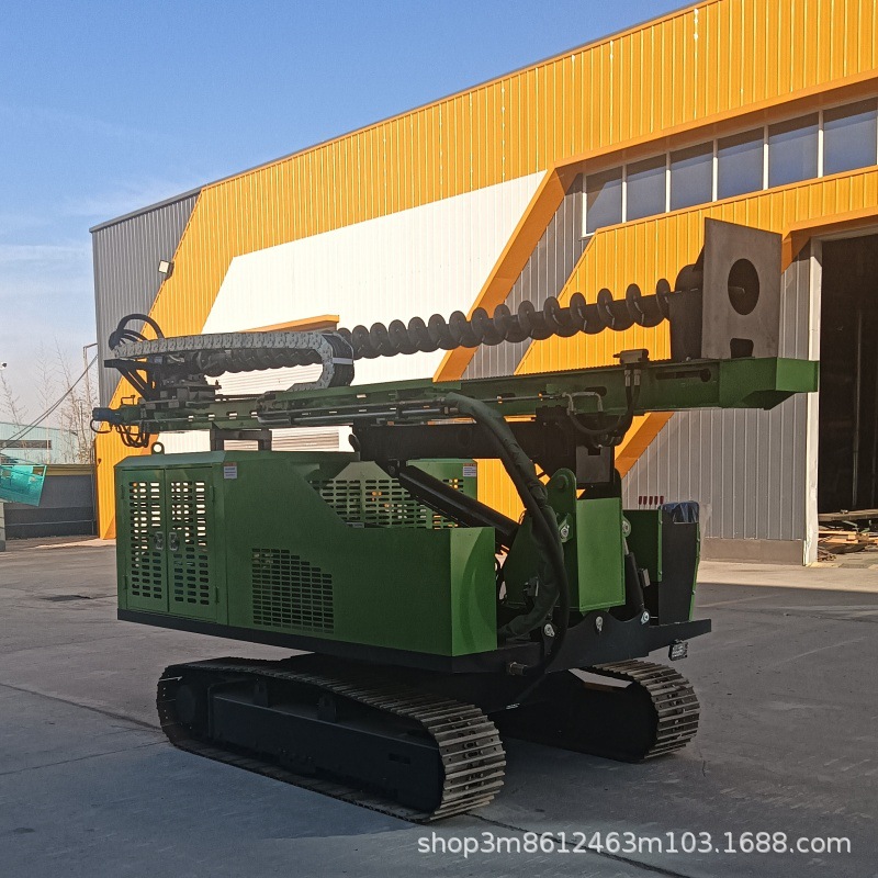 Multifunctional Down-The-Hole Drilling Rig, Photovoltaic Pile Driving and Rock Drilling Rig, Multi-Angle Drilling, Efficient Drilling Down-The-Hole Drilling Rig