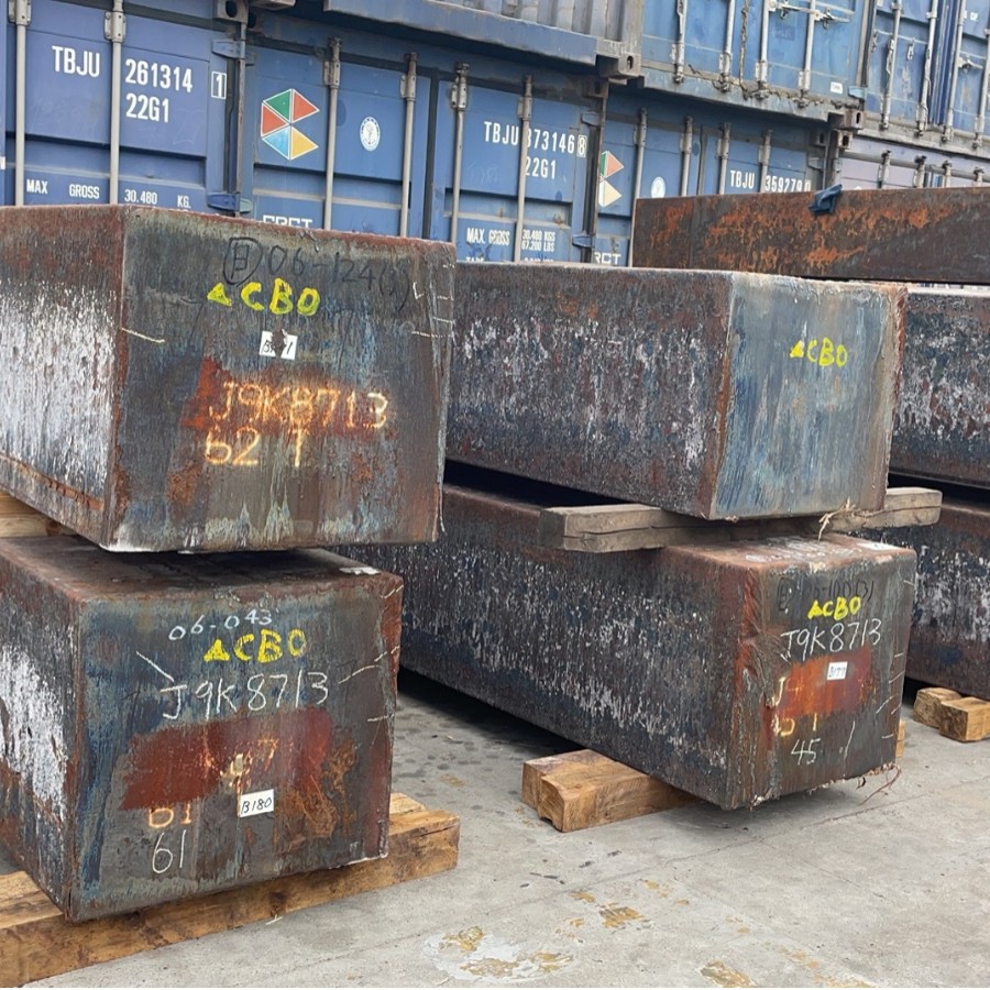 65Mn Large Rectangular Billet 370*520 Square Billet Spring Steel for Forging