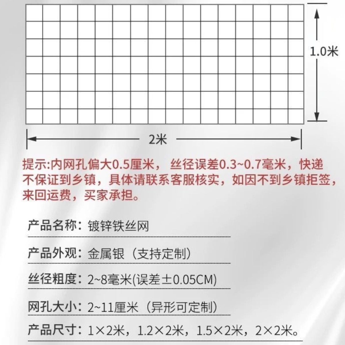 Galvanized Mesh, Welded Mesh, Galvanized Wire Mesh, Breeding Iron Mesh, Shelf Back Mesh, Galvanized Isolation Protection Mesh