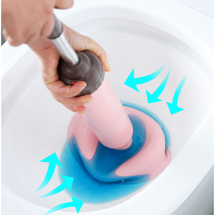 Toilet Plunger, Household Vacuum Pipe Unblocker, Bathroom Drain Cleaner, Powerful Suction Plunger