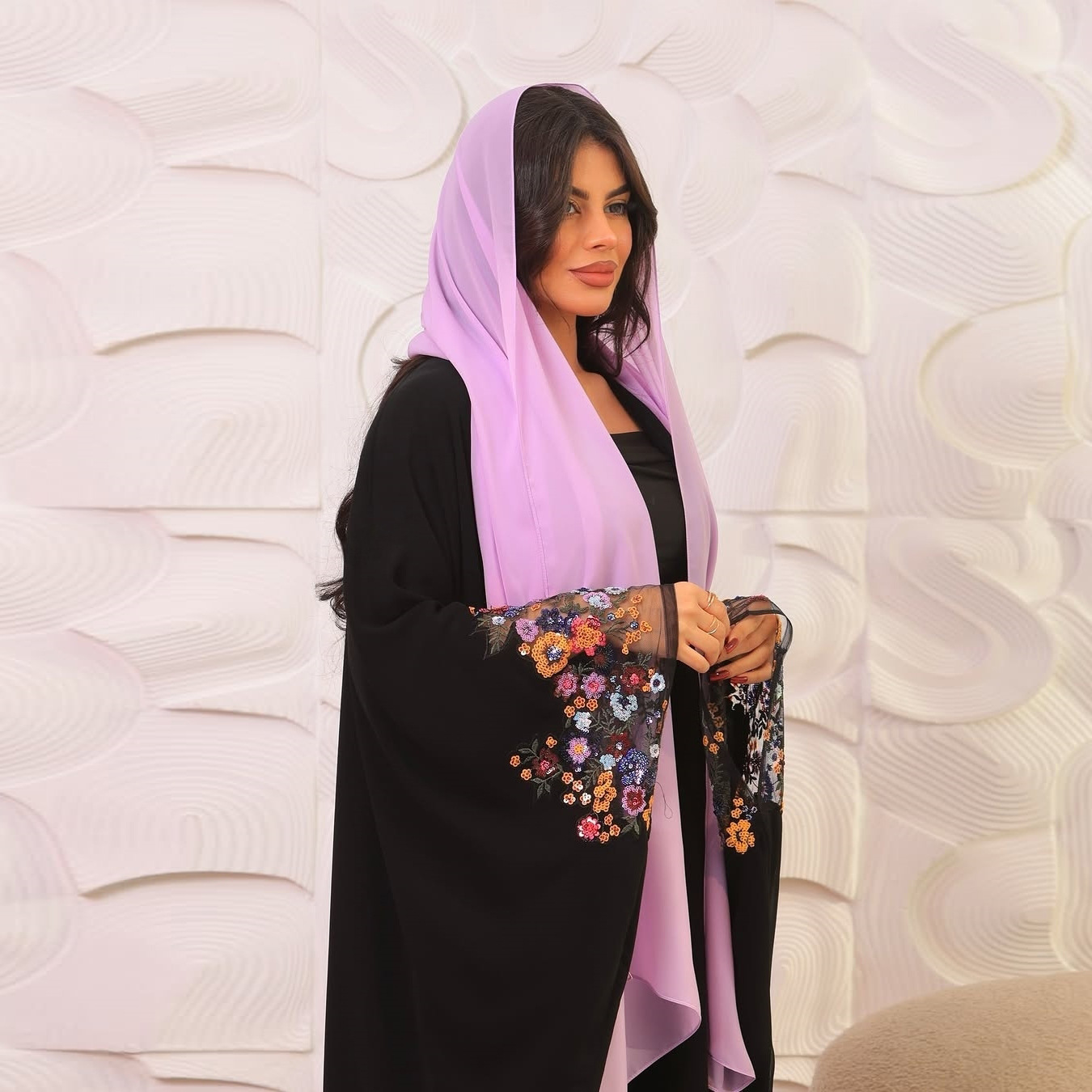 MQ208 Spring and Summer New Muslim Robe Coat Cardigan Abaya Cross Border Amazon TikTok in stock Women's Clothing