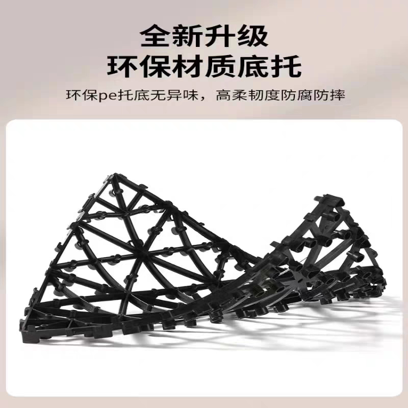 Wood-Plastic Flooring Self-Laying Manufacturer Wholesale Anti-Corrosion Outdoor Garden Splicing Waterproof Balcony Outdoor Balcony Wood-Plastic Flooring