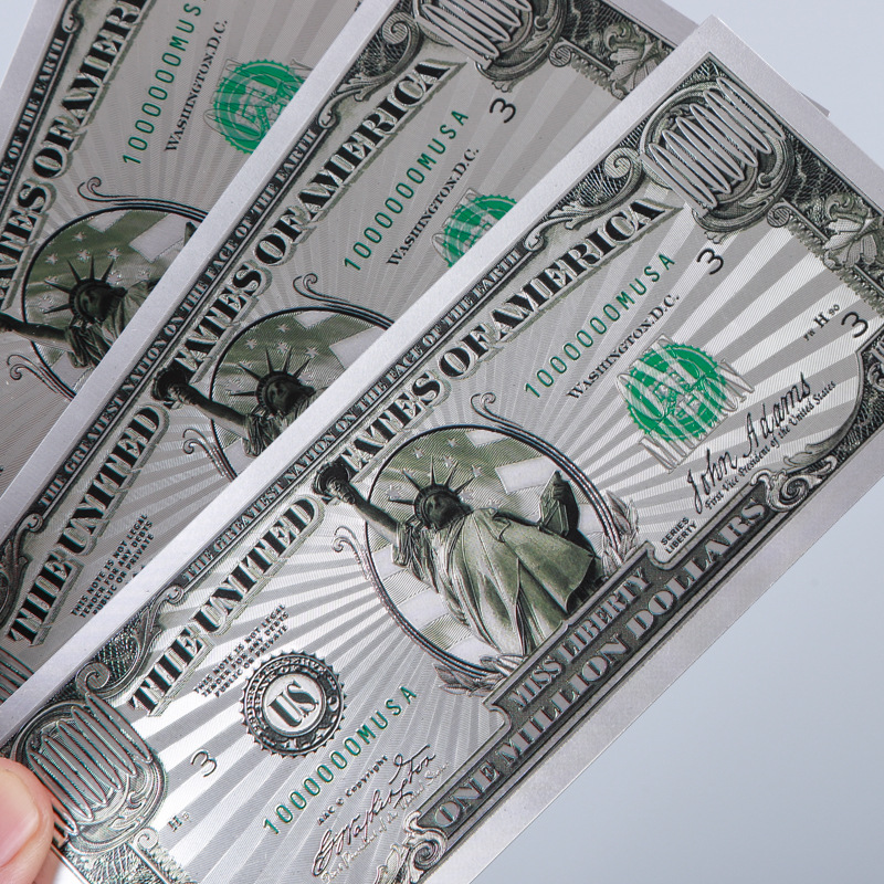 Statue of Liberty Cross Border Gold Foil Commemorative Banknote Color Gold Foil Commemorative Banknote 100000   Commemorative Coin Foreign Trade Collection